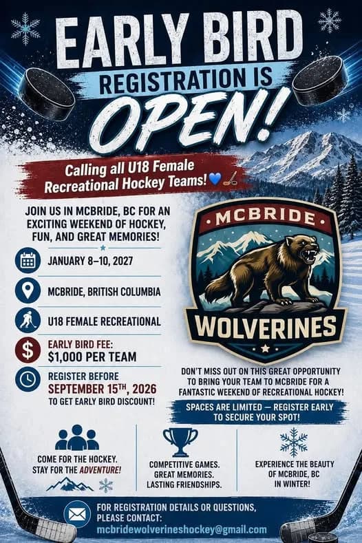 Poster for McBride Wolverines