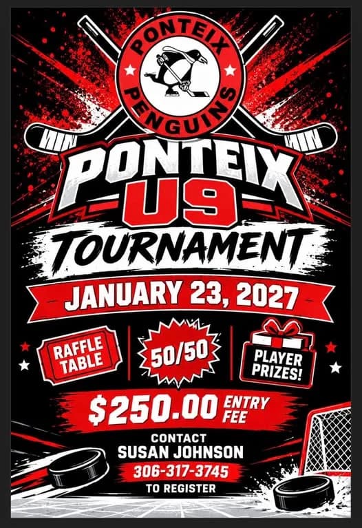Poster for Ponteix U9 Tournament