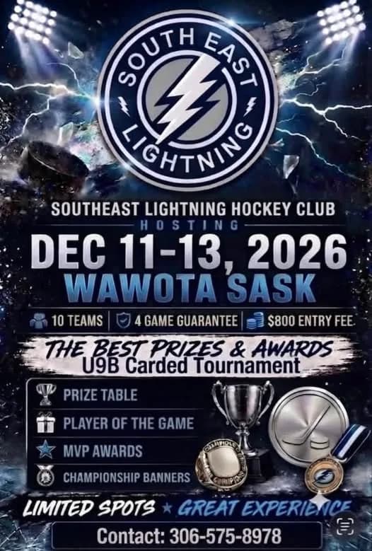 Poster for Southeast Lightning U9B Carded Tournament