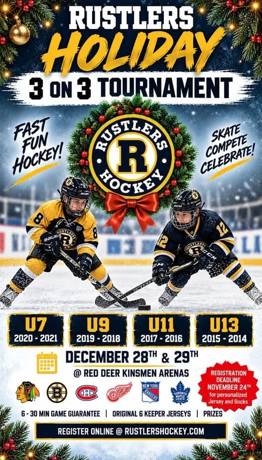Poster for RUSTLERS HOLIDAY 3 ON 3 TOURNAMENT