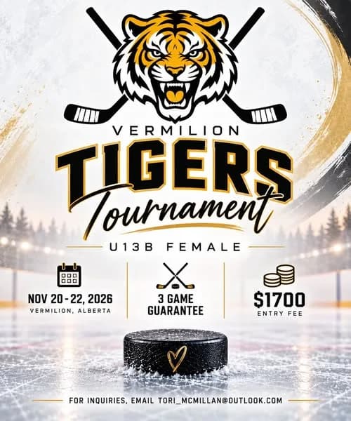 Poster for Vermilion Tigers Tournament