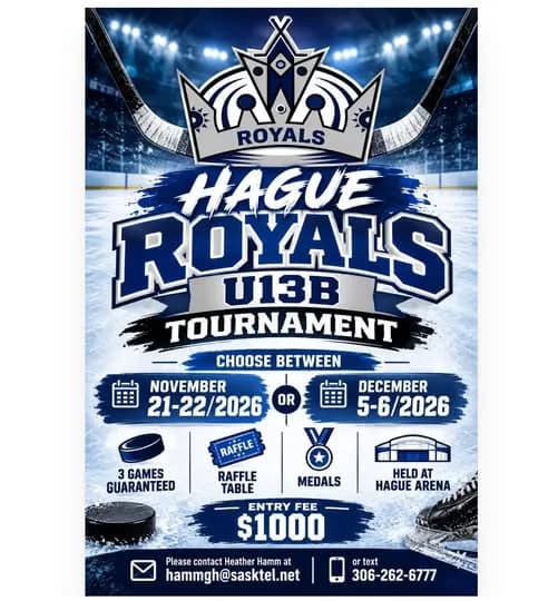 Poster for HAGUE ROYALS U13B TOURNAMENT