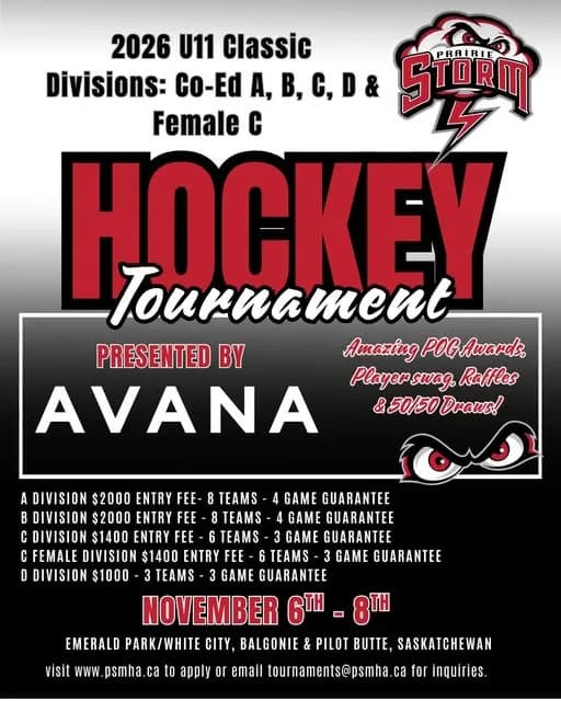 Poster for 2026 U11 Classic