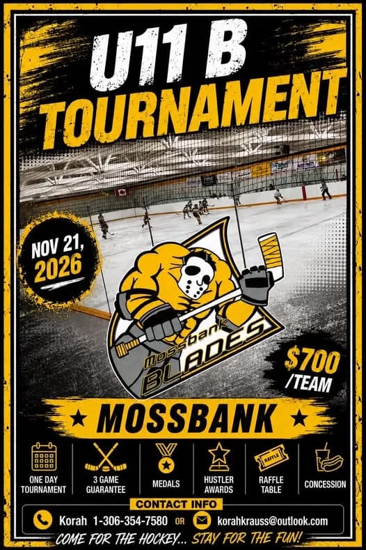 Poster for U11 B TOURNAMENT