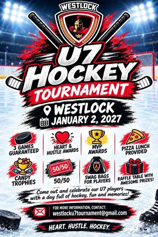 Poster for U7 Hockey Tournament