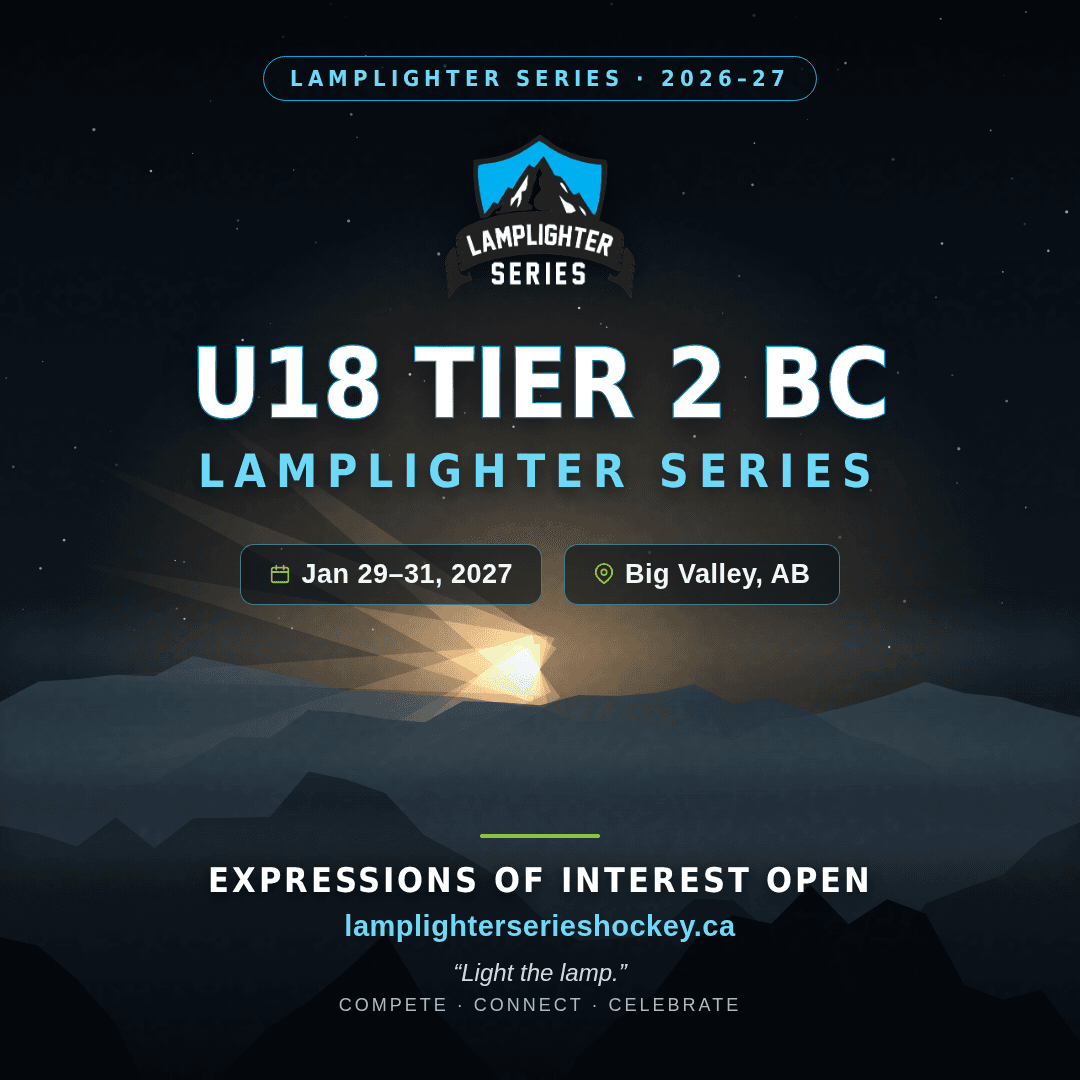 Poster for U18 Tier 2 BC Lamplighter Series